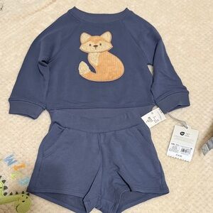 Cloud Island Navy Toddler Set
